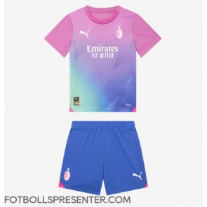 AC Milan Tredje tröja Barn 2023-24 Kortärmad (+ korta byxor)